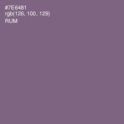 #7E6481 - Rum Color Image