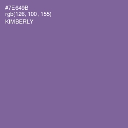 #7E649B - Kimberly Color Image