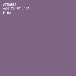 #7E6583 - Rum Color Image