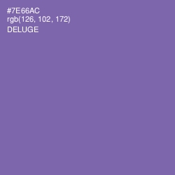 #7E66AC - Deluge Color Image