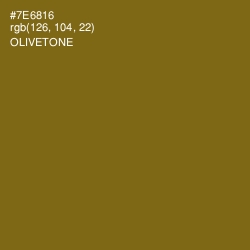 #7E6816 - Olivetone Color Image