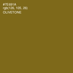 #7E691A - Olivetone Color Image