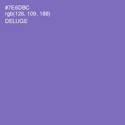 #7E6DBC - Deluge Color Image