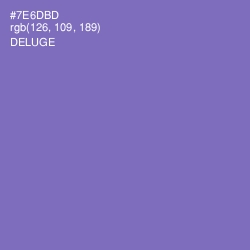 #7E6DBD - Deluge Color Image