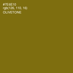 #7E6E10 - Olivetone Color Image
