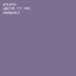 #7E6F91 - Kimberly Color Image