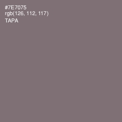 #7E7075 - Tapa Color Image