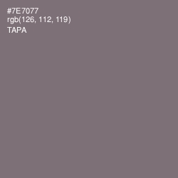 #7E7077 - Tapa Color Image