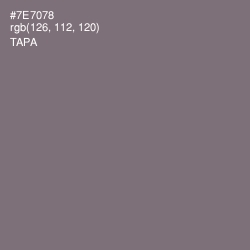 #7E7078 - Tapa Color Image