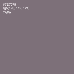 #7E7079 - Tapa Color Image