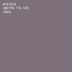#7E707A - Tapa Color Image