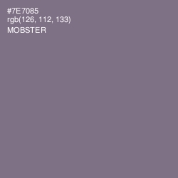 #7E7085 - Mobster Color Image