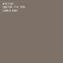 #7E7167 - Limed Ash Color Image