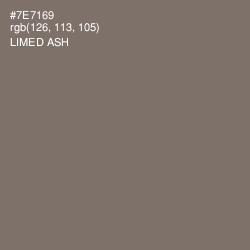 #7E7169 - Limed Ash Color Image