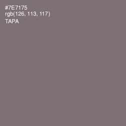 #7E7175 - Tapa Color Image