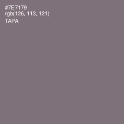 #7E7179 - Tapa Color Image