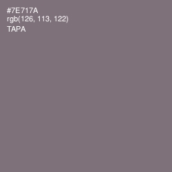 #7E717A - Tapa Color Image