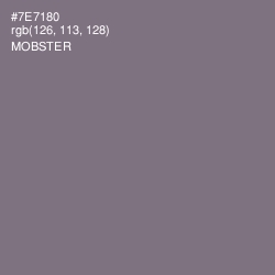 #7E7180 - Mobster Color Image