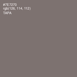 #7E7270 - Tapa Color Image