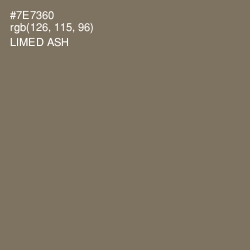 #7E7360 - Limed Ash Color Image