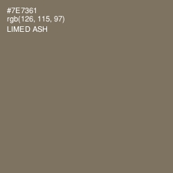 #7E7361 - Limed Ash Color Image