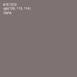 #7E7372 - Tapa Color Image