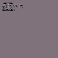 #7E737B - Boulder Color Image