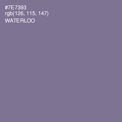 #7E7393 - Waterloo  Color Image