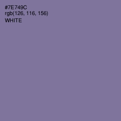 #7E749C - Waterloo  Color Image