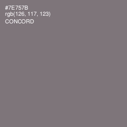 #7E757B - Concord Color Image