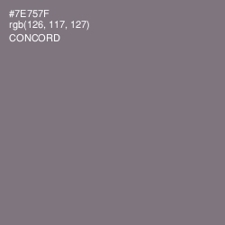 #7E757F - Concord Color Image