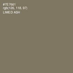 #7E7661 - Limed Ash Color Image