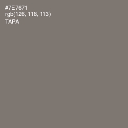 #7E7671 - Tapa Color Image