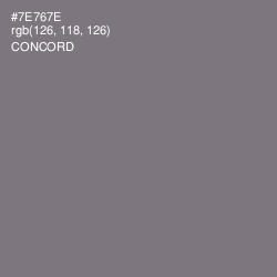 #7E767E - Concord Color Image