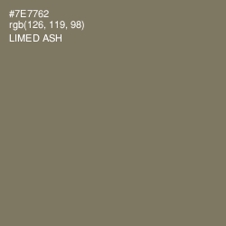 #7E7762 - Limed Ash Color Image