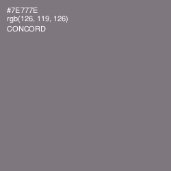 #7E777E - Concord Color Image