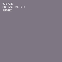 #7E7783 - Jumbo Color Image