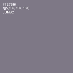 #7E7886 - Jumbo Color Image