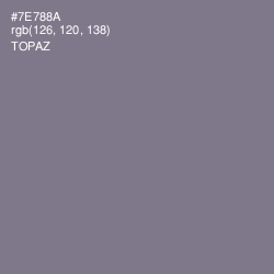#7E788A - Topaz Color Image