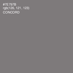 #7E797B - Concord Color Image