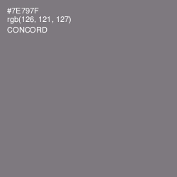 #7E797F - Concord Color Image