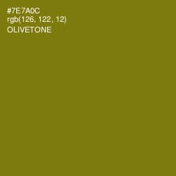 #7E7A0C - Olivetone Color Image