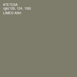#7E7C6A - Limed Ash Color Image