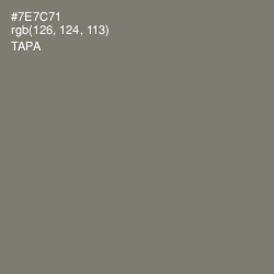 #7E7C71 - Tapa Color Image