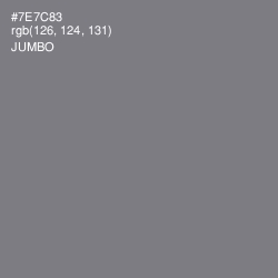 #7E7C83 - Jumbo Color Image