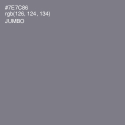 #7E7C86 - Jumbo Color Image