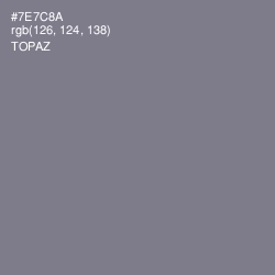 #7E7C8A - Topaz Color Image