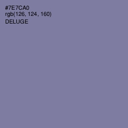 #7E7CA0 - Deluge Color Image