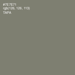 #7E7E71 - Tapa Color Image