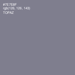 #7E7E8F - Topaz Color Image